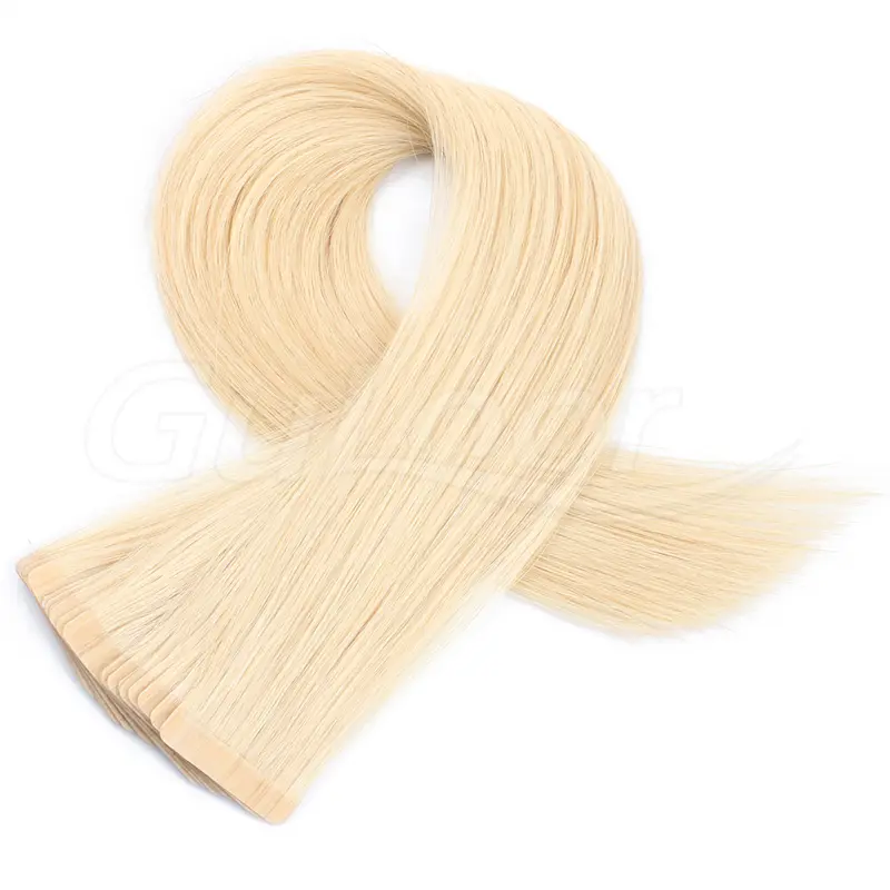 Tape In Hair Extensions Wholesales 100% human Hair Extensions #613 Color